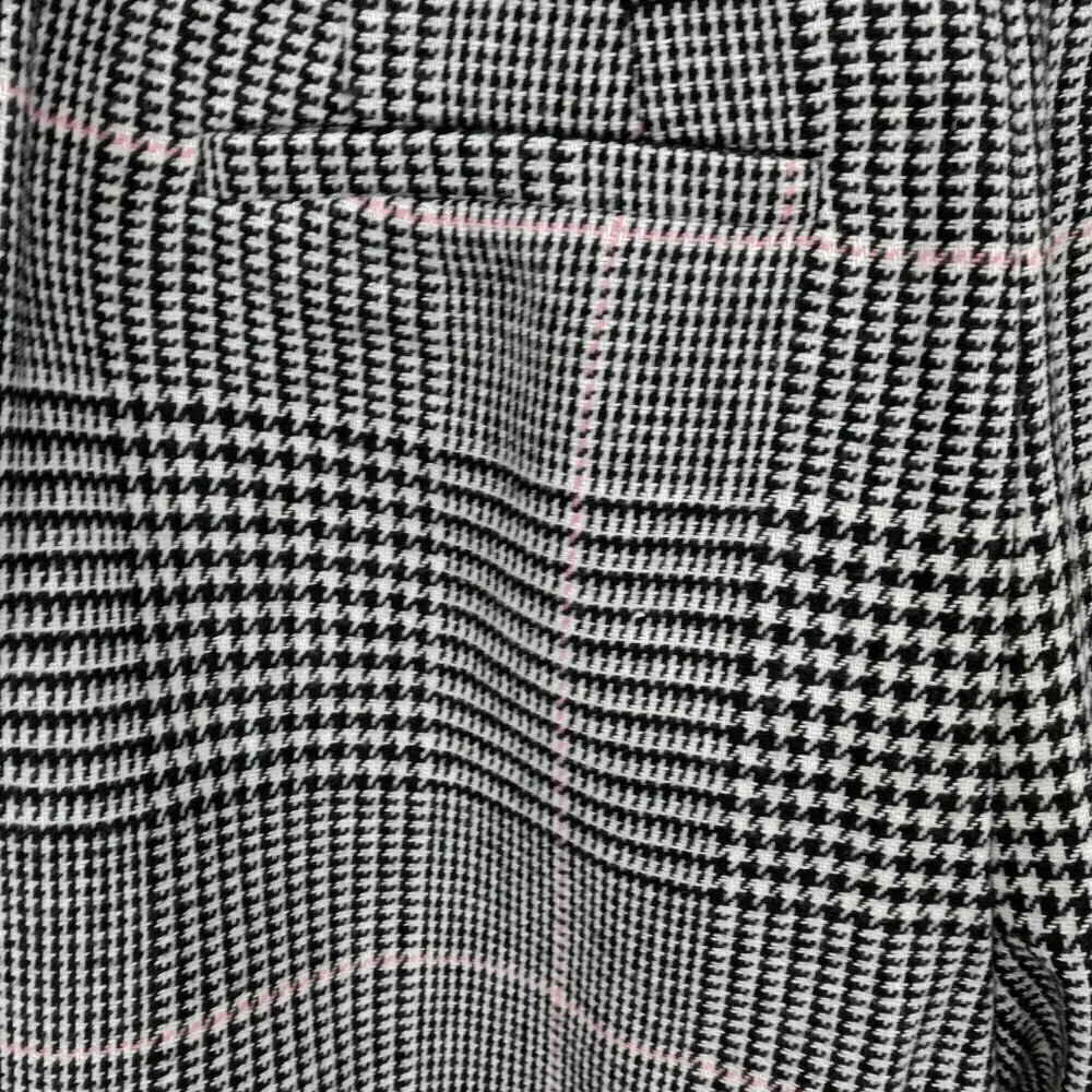 J Crew High Rise Tapered Pleated Plaid Wool Blend Pants Size 00 Houndstooth